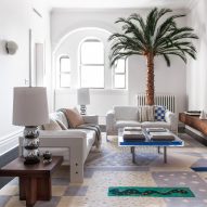 Ten eclectic living rooms with statement rugs