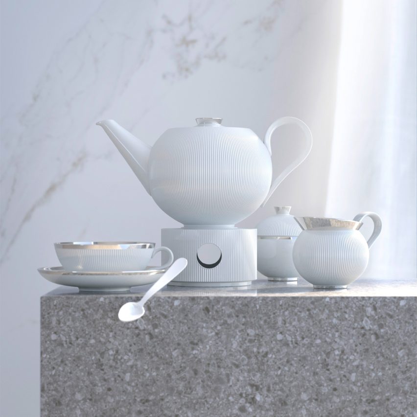 A photograph of the Stella tableware collection