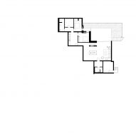 Lower level plan of Paros House