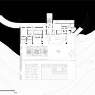 Ground floor plan of Villa Aa by CF Møller Architects