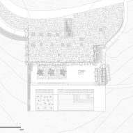 Roof plan of Villa Aa by CF Møller Architects