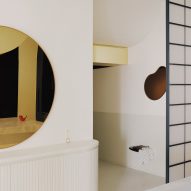 Interiors of The Whale apartment in Paris designed by Clément Lesnoff-Rocard