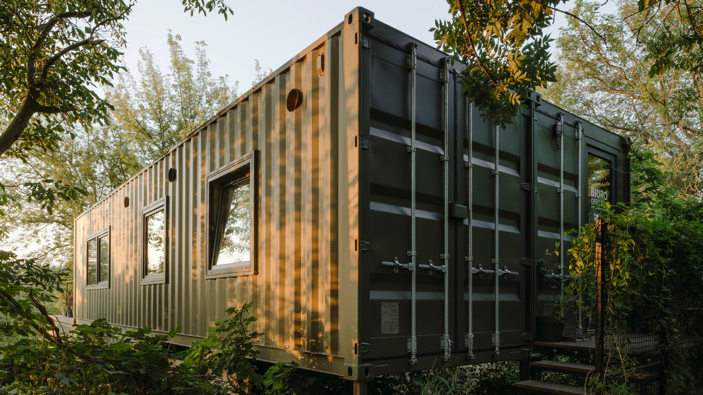 shipping crate house
