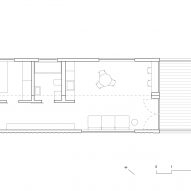 Floor plan of Portable Home by Wiercinski Studio