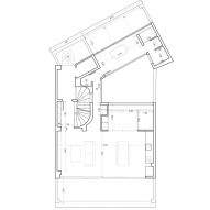 Plan of the fifth floor penthouse at 10AM Lofts Athens