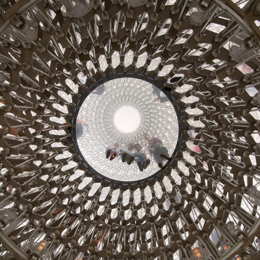 A photograph of The Hive at Kew Gardens