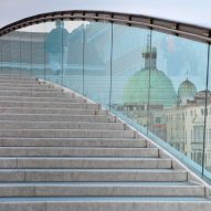 Venice to replace glass steps on Santiago Calatrava-designed bridge amid "almost daily" falls