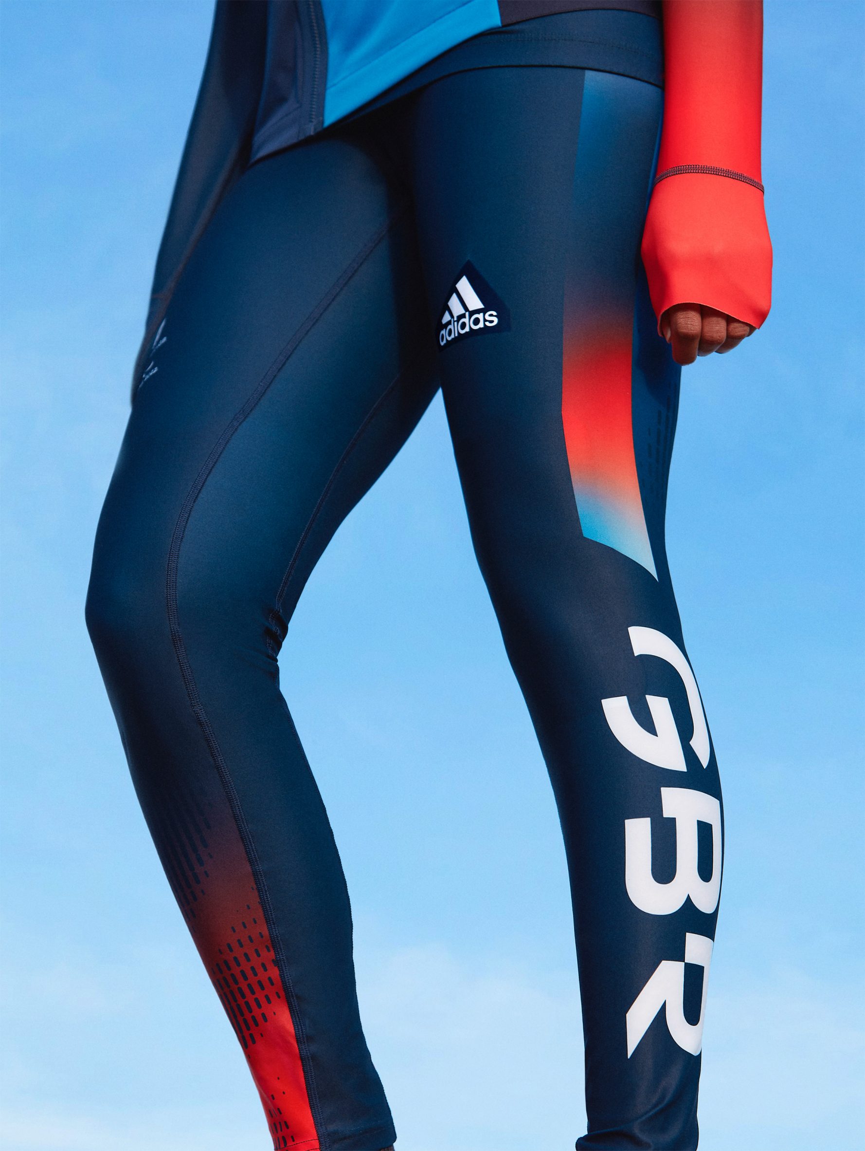 Adidas leggings for the Bejing Winter Olympic Team GB athletes