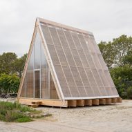 Atelier Craft and ICI! complete triangular migrant shelter in Paris