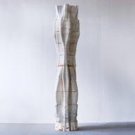 Blast Studio 3D prints column from mycelium to make "architecture that could feed people"