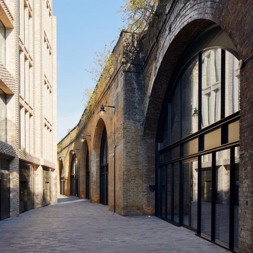 Brick buildings at London's Borough Yards
