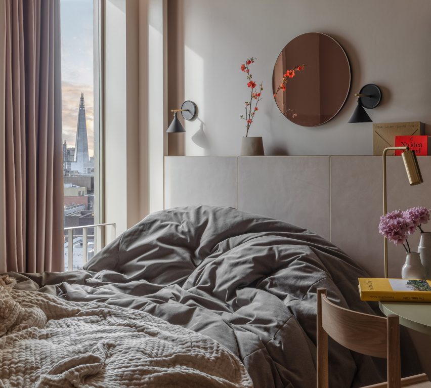 اتاق خواب در Buckle Street Studios توسط Grzywinski+Pons برای هتل های لاک