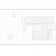 Site plan of Casa Banlusa by Sara Acebes Anta
