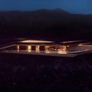 Night render of Casa Katana by KRAK Architects