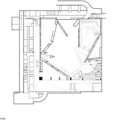 Mezzanine plan of Datong Art Museum by Foster + Partners