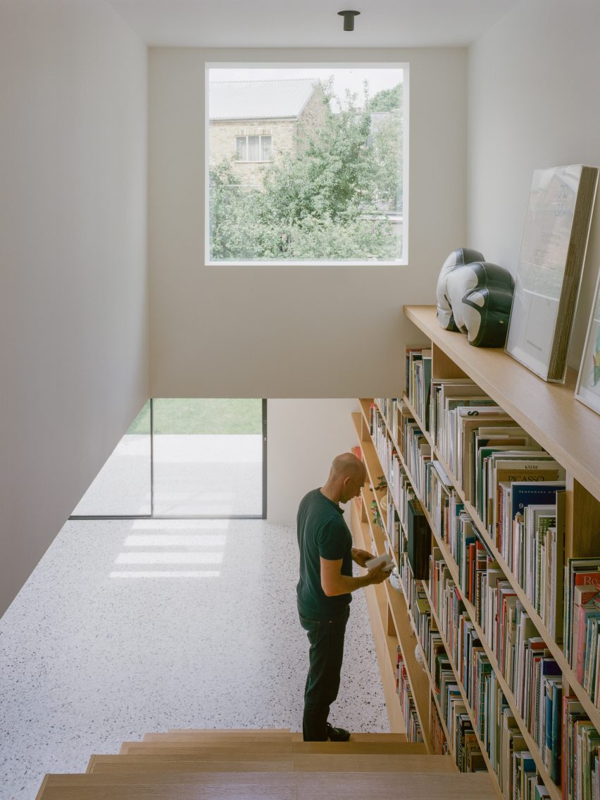 Picture window in Farleigh Road renovation and extension by Paolo Cossu Architects