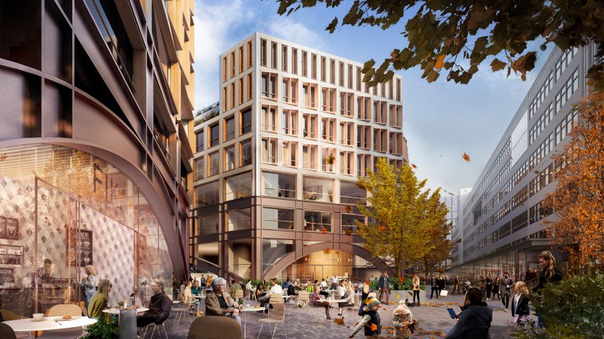 New buildings in Stockholm Central Station redevelopment by Foster + Partners and Marge Arkitekter