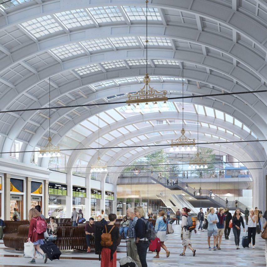 Foster + Partners and Marge Arkitekter chosen to redevelop Stockholm Central Station