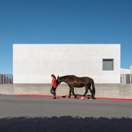 Frederick Fisher creates stucco buildings for California school hit by wildfire