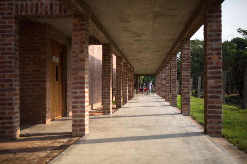 Corridor at Friendship Hospital in Bangladesh