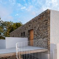 Stone-clad house in Spain