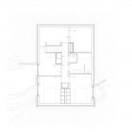 Floor plan of House in the Dunes by Unknown Architects