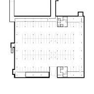 Basement plan of Faculty of Humanities a Charles University by Kuba & Pilař Architekti