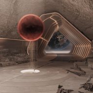 Makhno Studio designs conceptual settlement within Martian crater