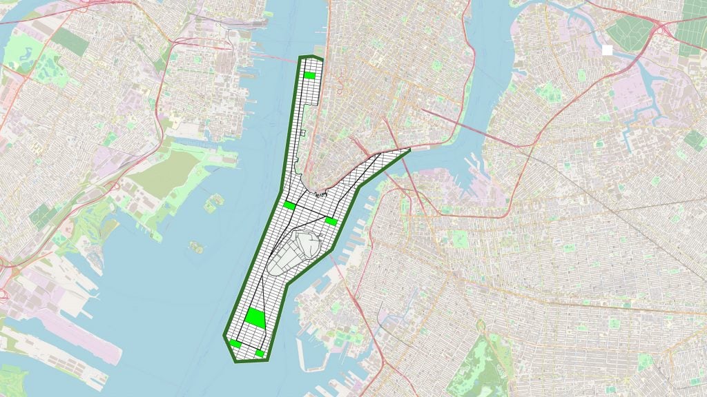 Manhattan island extension could provide homes for 250,000 people