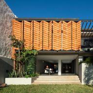 OMCM Arquitectos covers Reforma Alas house in Paraguay with ceramic screen