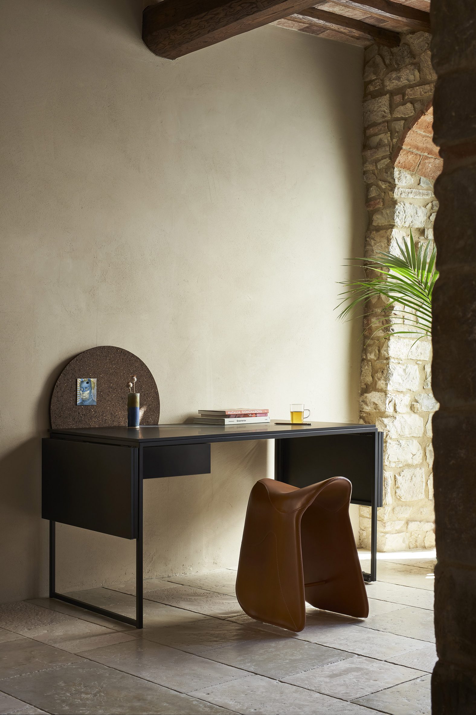 Macis desk and Pepe stool by Opinion Ciatti