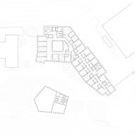 First floor plan of St Hilda's College by Gort Scott