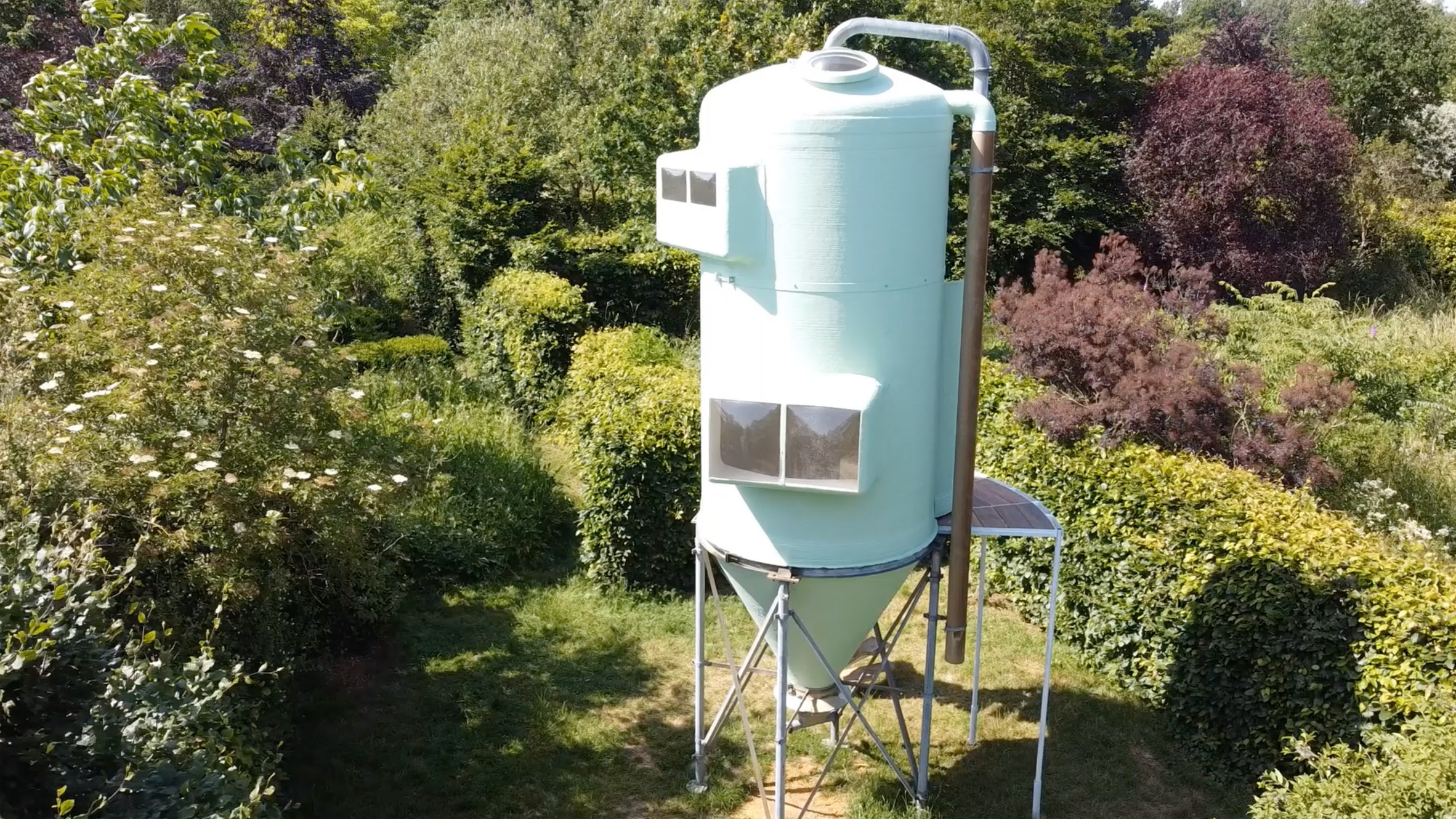 Turning A Grain Silo Into A Micro-Residence