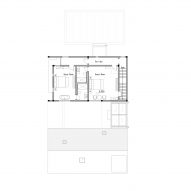 Second floor plan, The White Section Homestay by Wutopia Lab