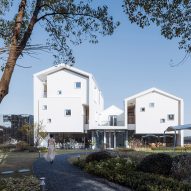 Sliced openings reveal internal layout of Suzhou guesthouse by Wutopia Lab