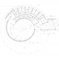 Ground floor plan of Tiangang Art Center by Syn Architects