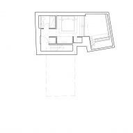 Ground floor plan of Tree House by Fletcher Crane Architects