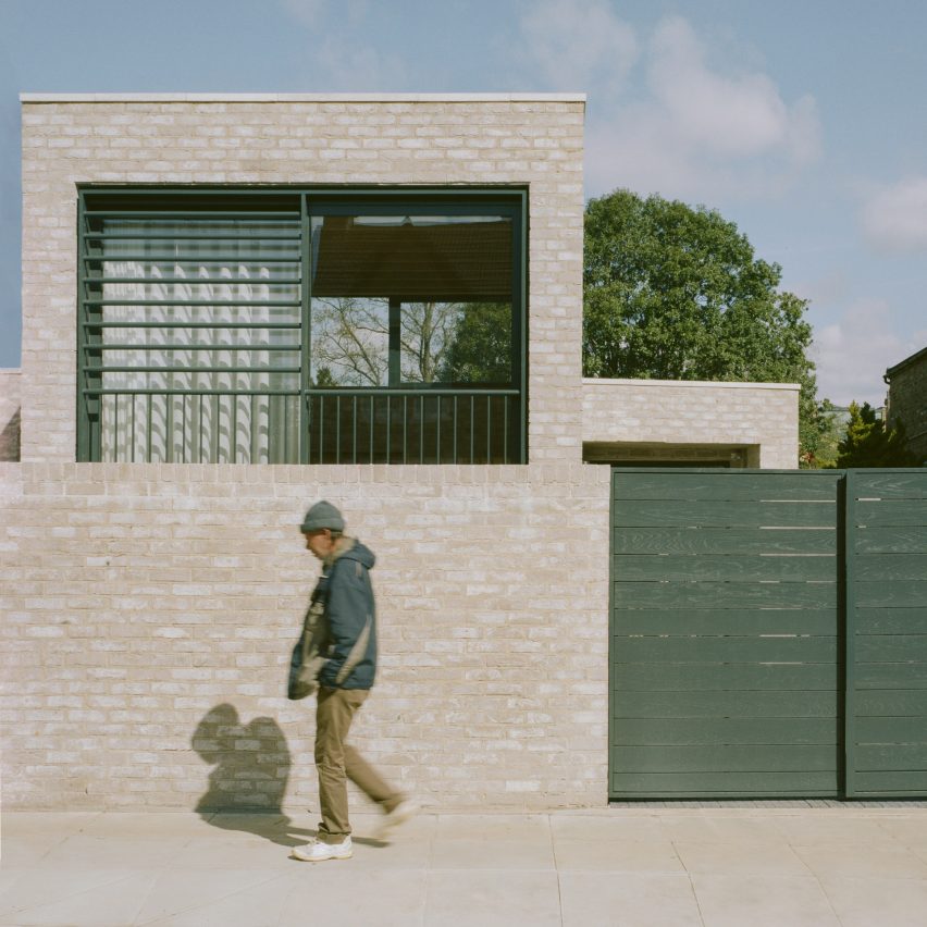 Grey-brick house in London