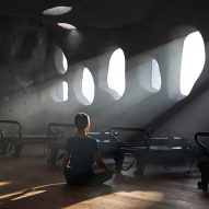 Xiamen pilates studio by Wanmu Shazi resembles a light-dappled cave