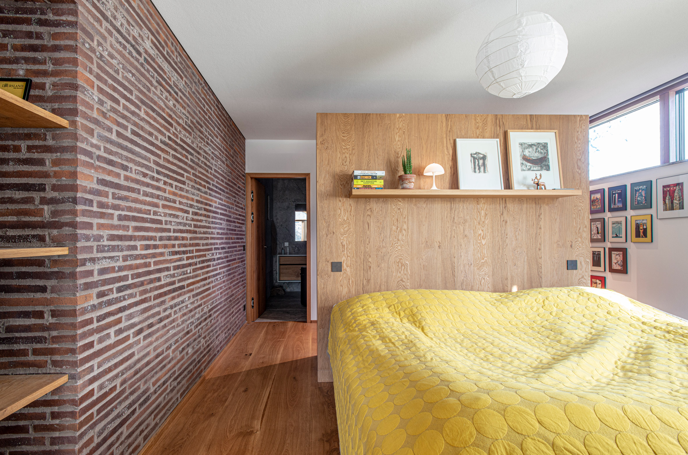 Bedroom in Villa E by CF Møller Architects