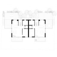 First floor plan, Villa Timmerman by Andreas Lyckefors and Josefine Wikholm