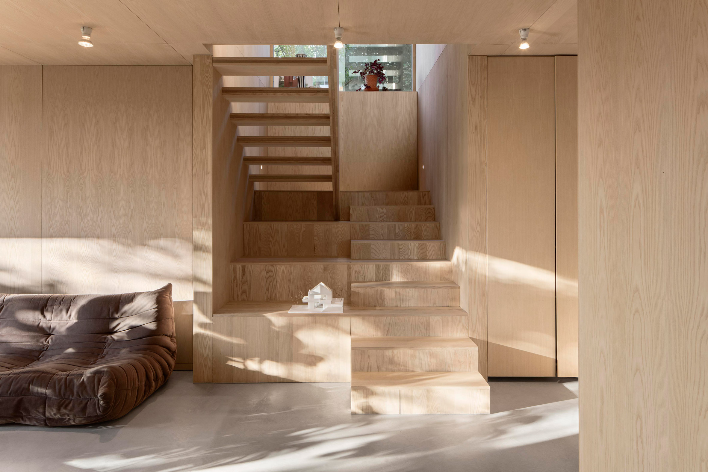 Ground floor staircase Villa Timmerman by Andreas Lyckefors and Josefine Wikholm