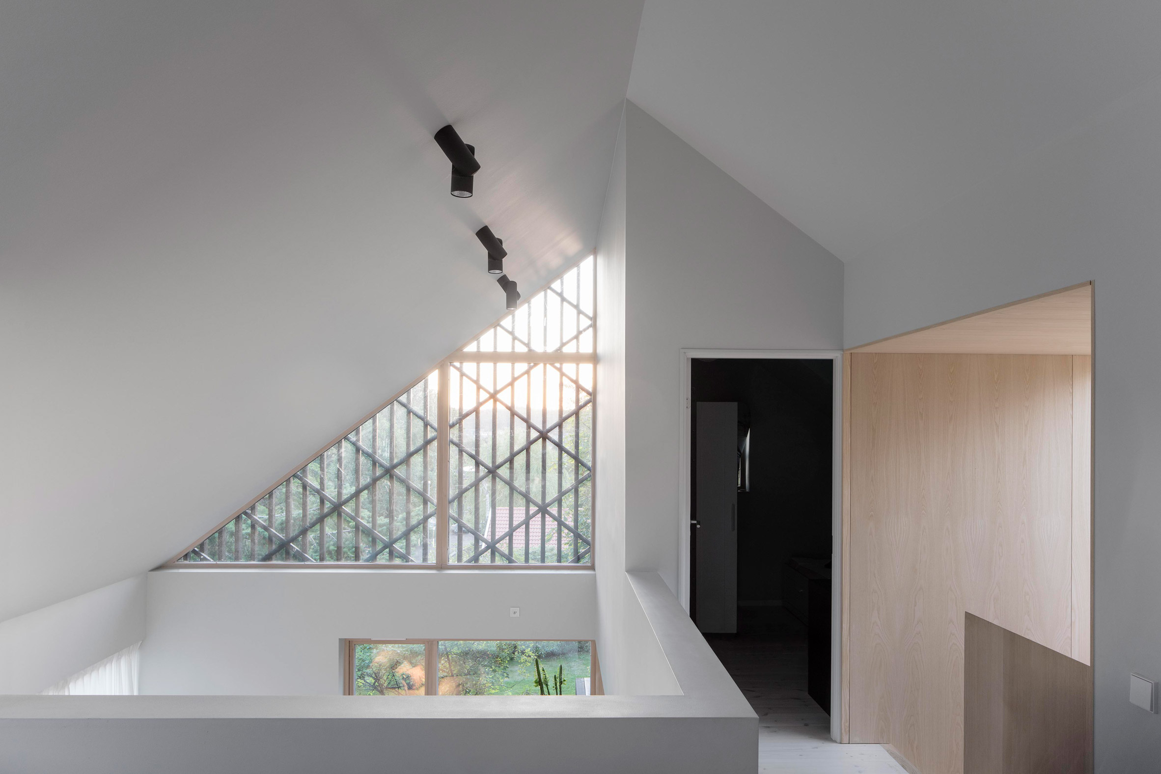 Stairwell in Villa Timmerman by Andreas Lyckefors and Josefine Wikholm