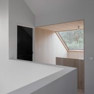 Roof window in Villa Timmerman by Andreas Lyckefors and Josefine Wikholm