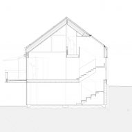 Section, Villa Timmerman by Andreas Lyckefors and Josefine Wikholm