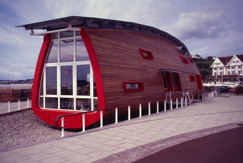 Exterior image of the Will Alsop-designed eatery
