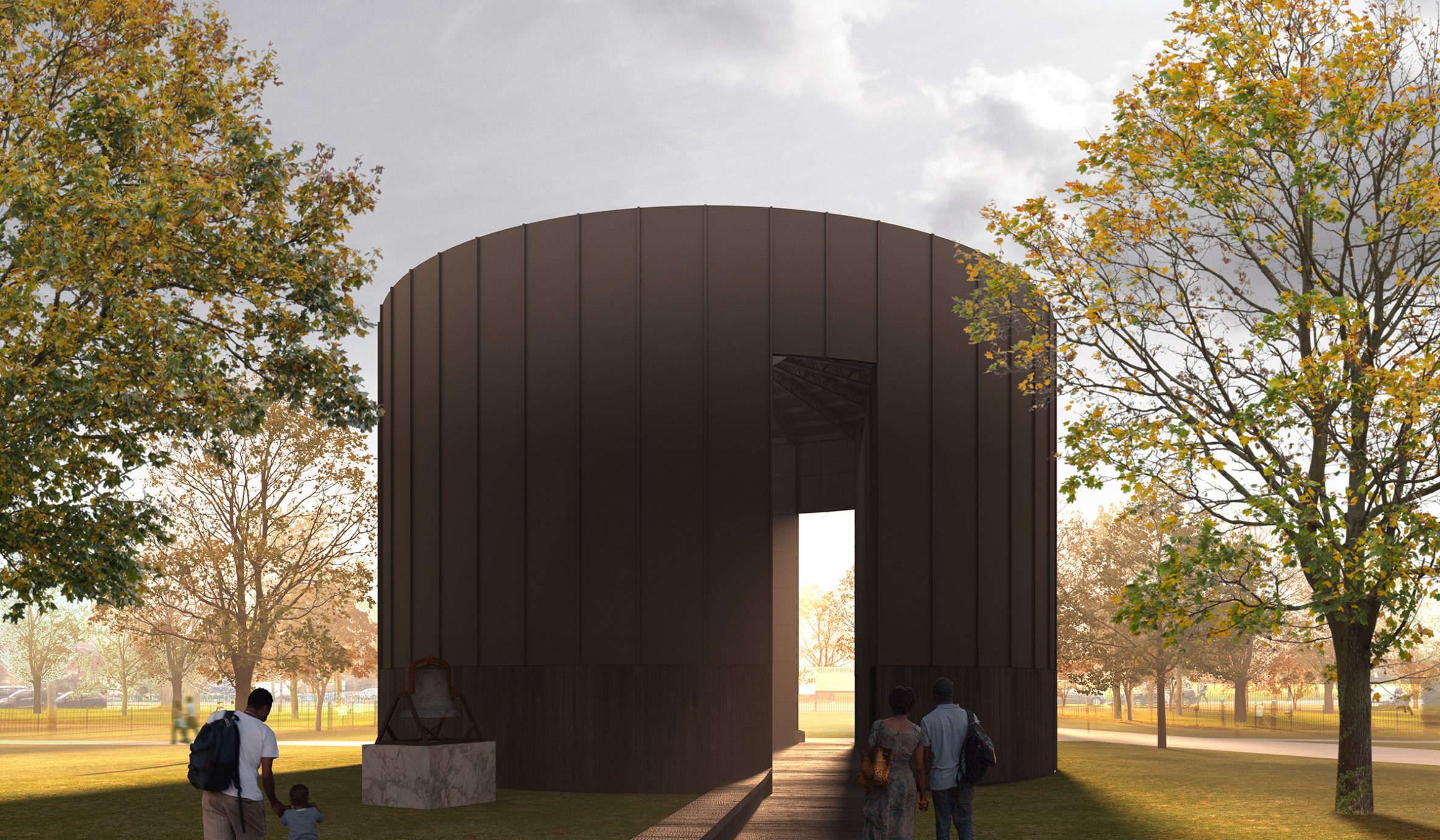 Render of Black Chapel by Theaster Gates