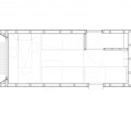 Interior plan of Bivacco Brédy by BCW Collective