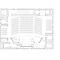Third floor plan of Tamkang Church by Behet Bondzio Lin Architekten
