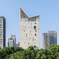 Behet Bondzio Lin Architekten combines "sacred and ordinary" in concrete church tower
